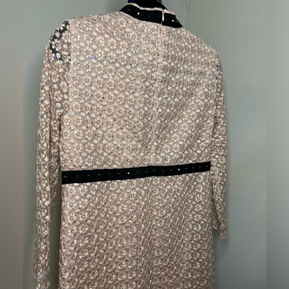 Authentic Giamba Paris pink floral embroidered dress - Picture 12 of 16